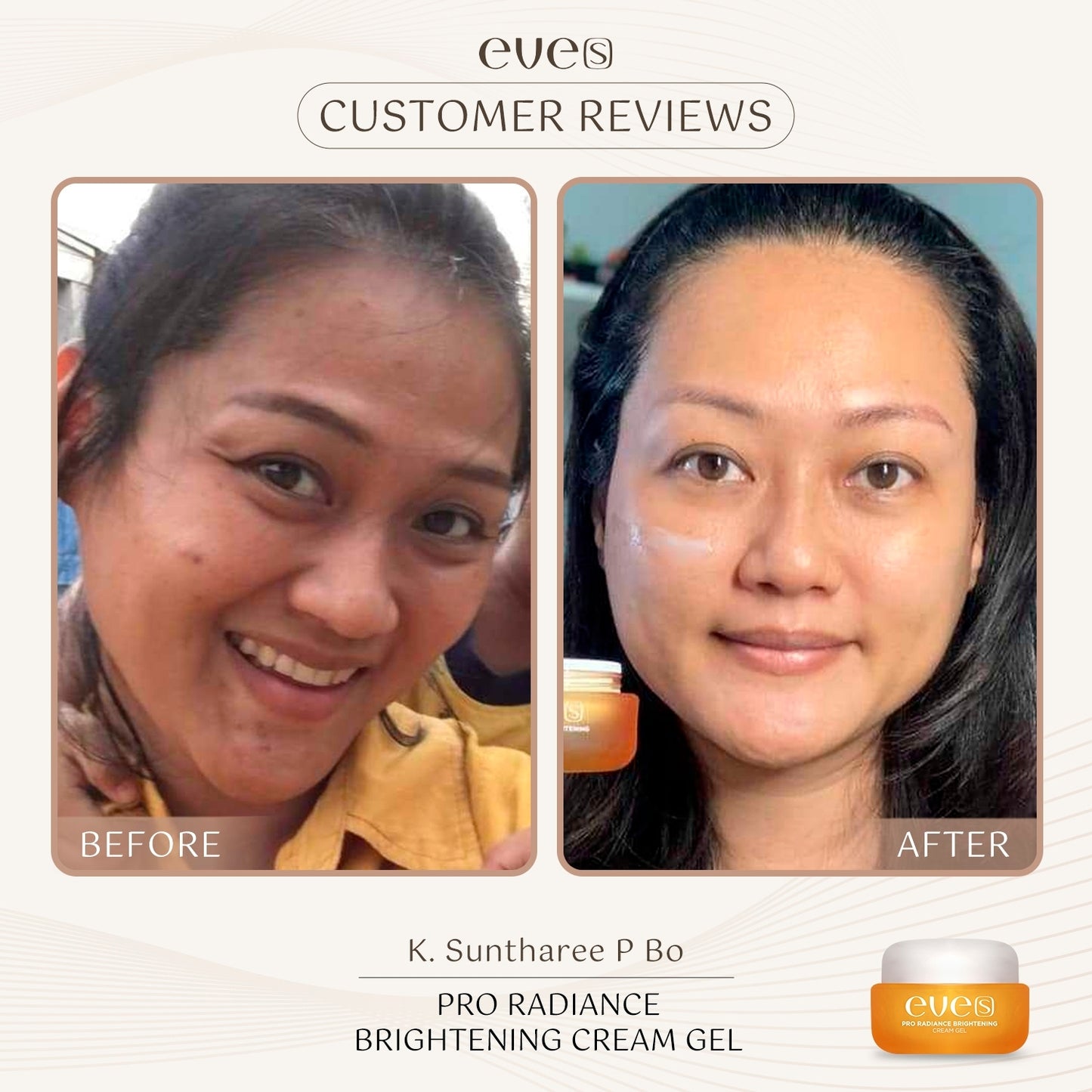 EVE’S Pro Radiance Brightening Cream Gel