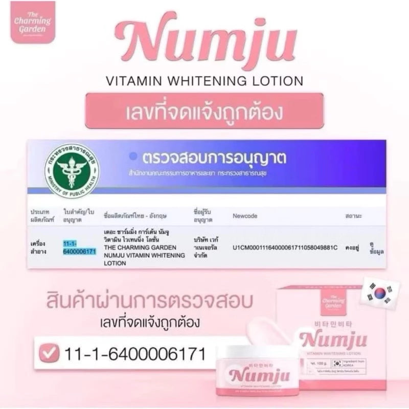 Numju Korean Vitamin Body Lotion