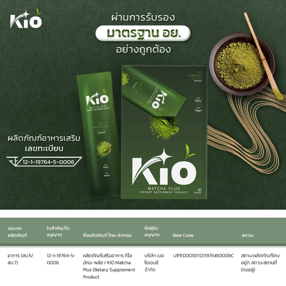 KIO Matcha – Uji Matcha