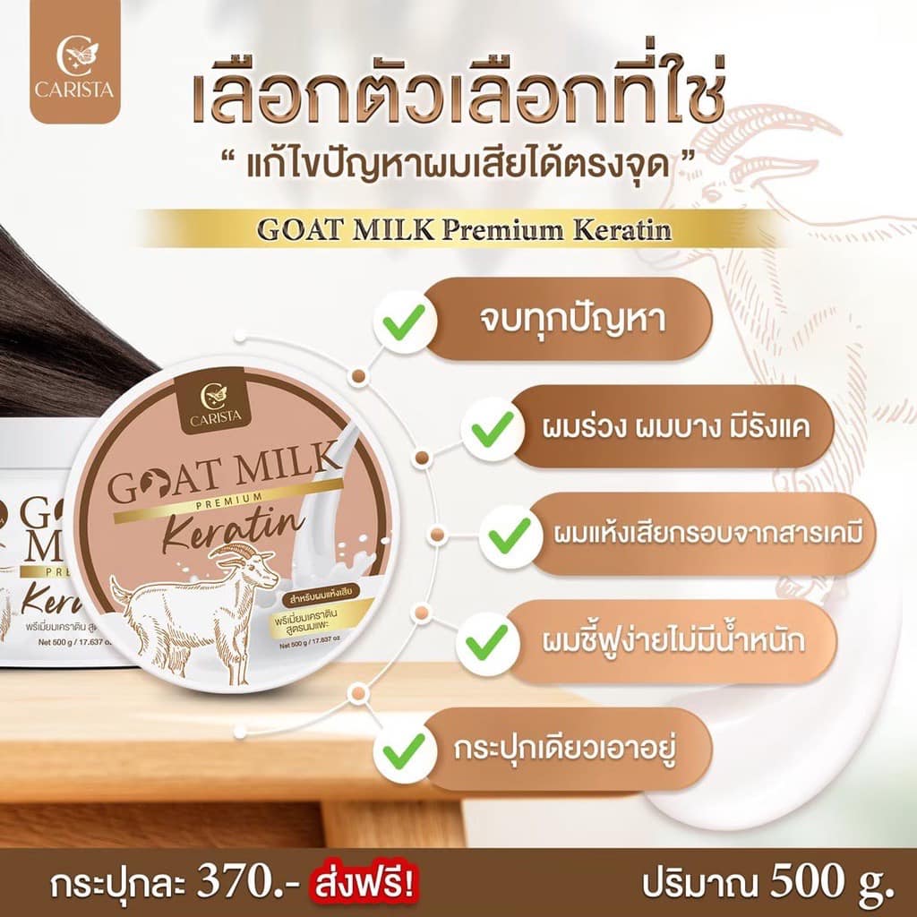 Carista Goat Milk Premium Keratin