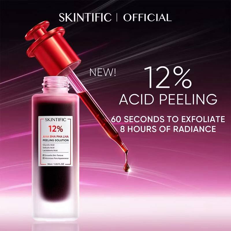 SKINTIFIC AHA BHA PHA LHA Peeling Solution 30ml