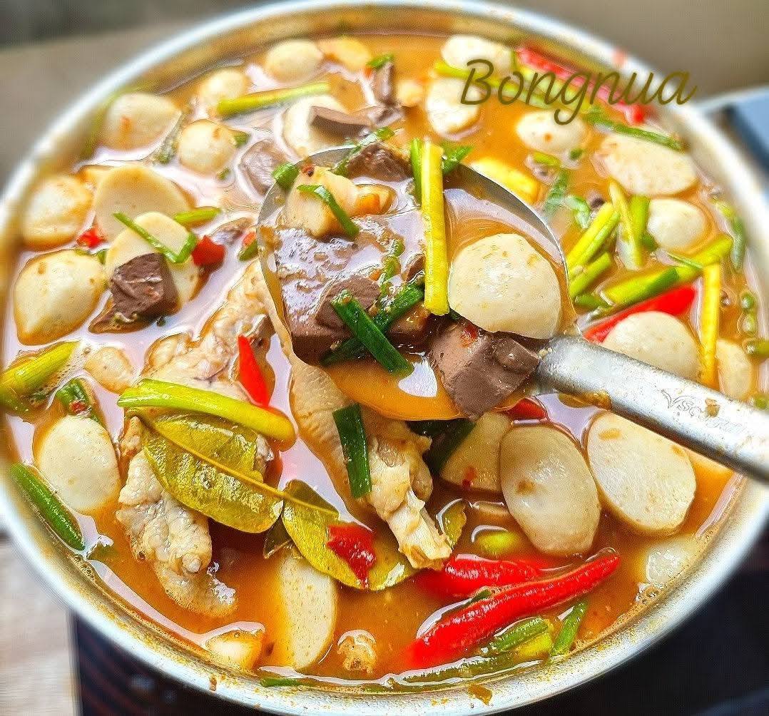 Bongnua Thai Rice Noodle Curry Sauce