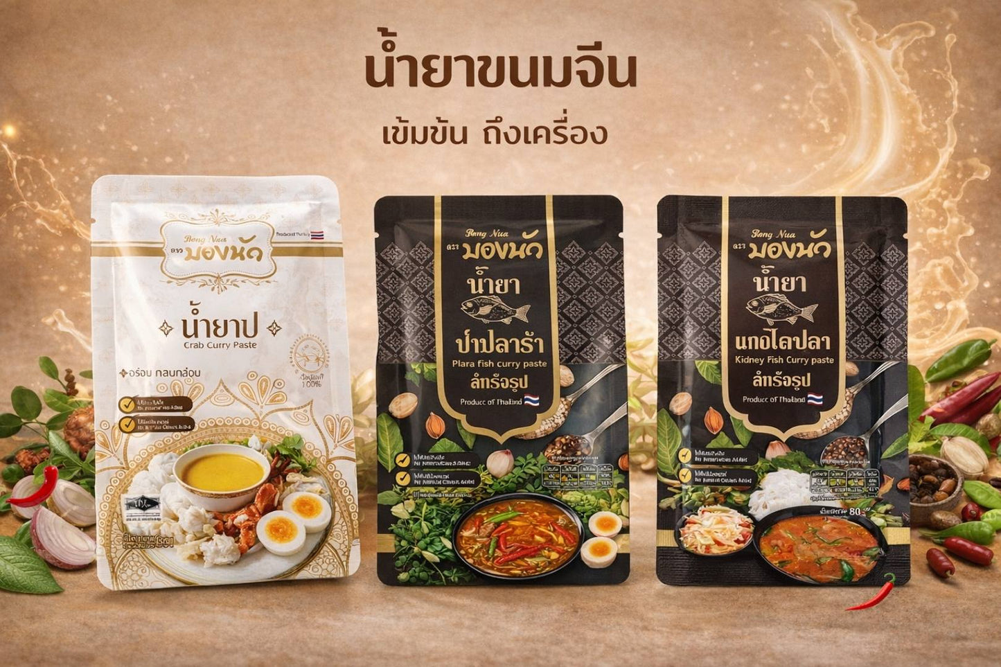 Bongnua Thai Rice Noodle Curry Sauce