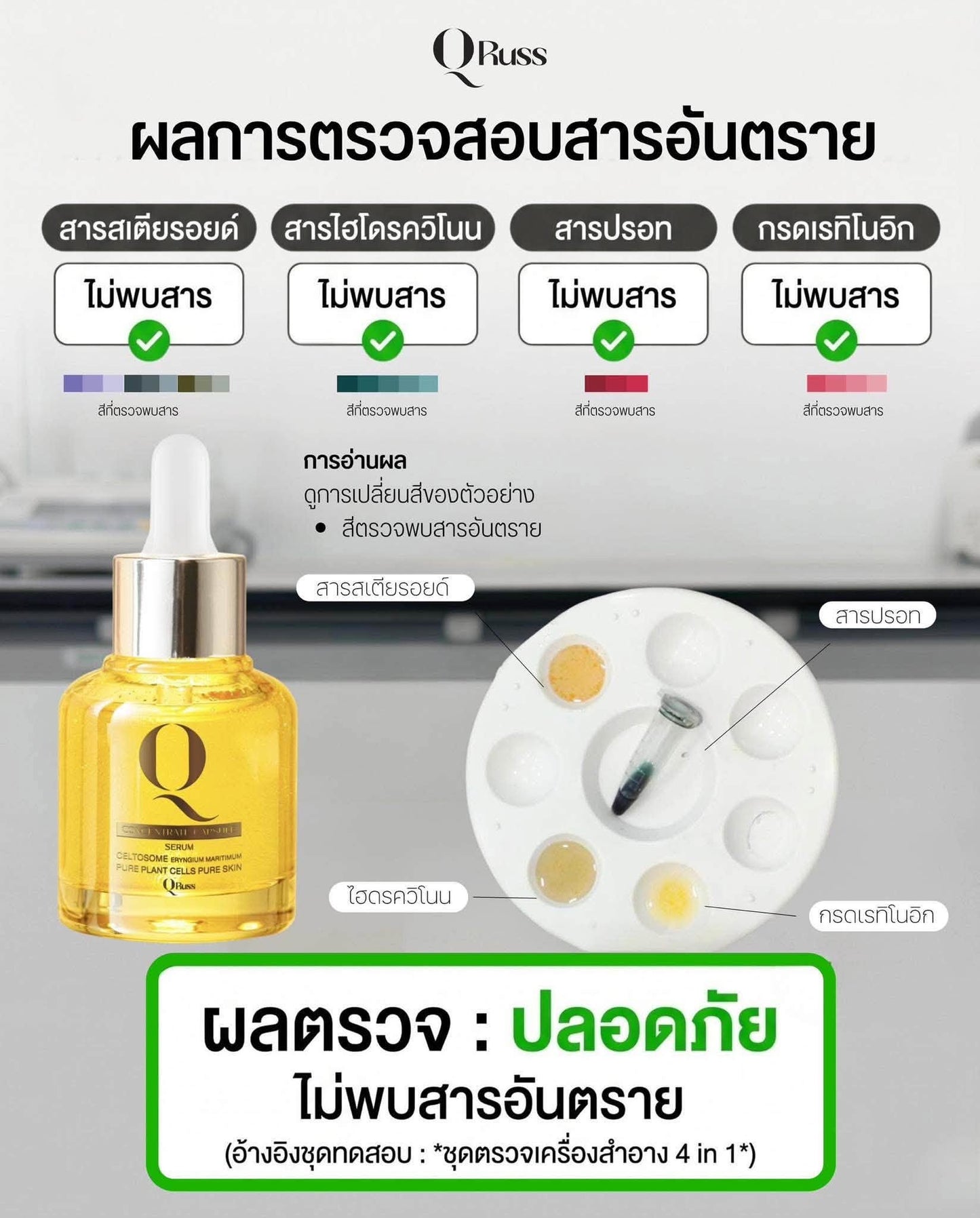 Q RUSS Q Concentrate Capsule Serum 30ml.
