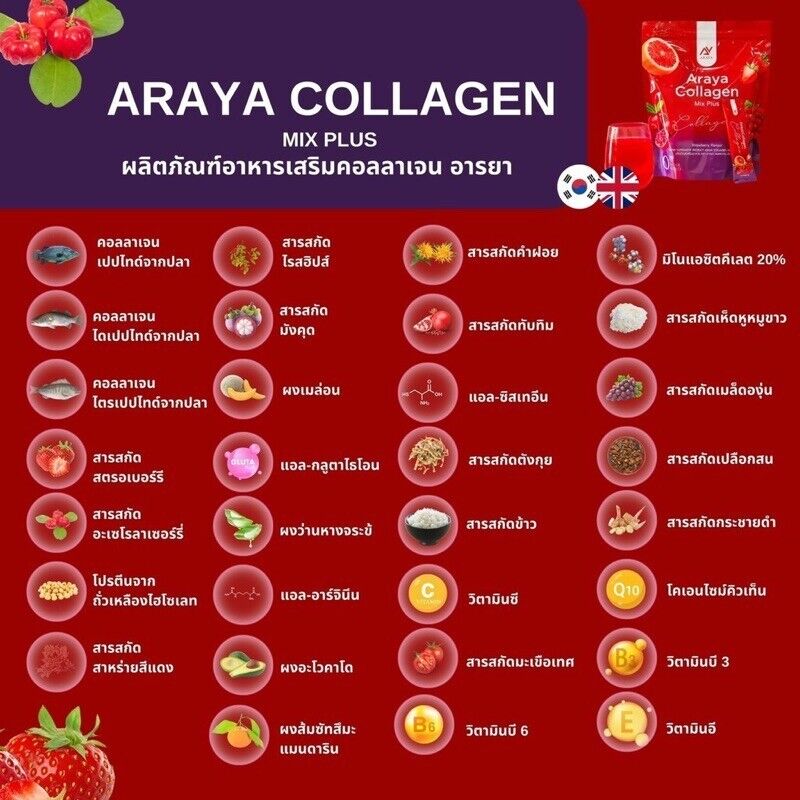 ARAYA Collagen Mix Plus Reduce Dark Spot Brightening Skin