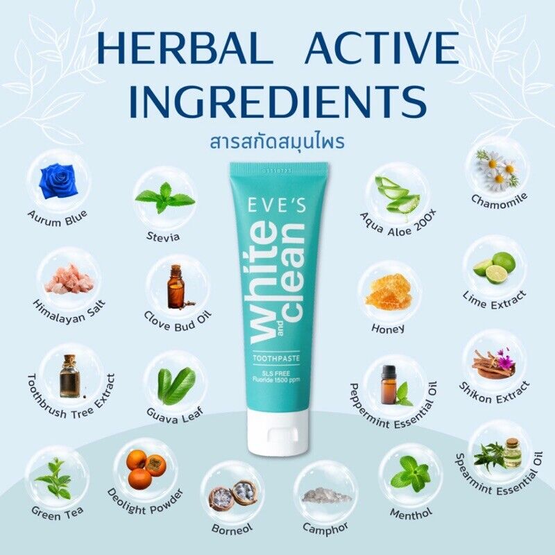 EVE'S White & Clean Toothpaste