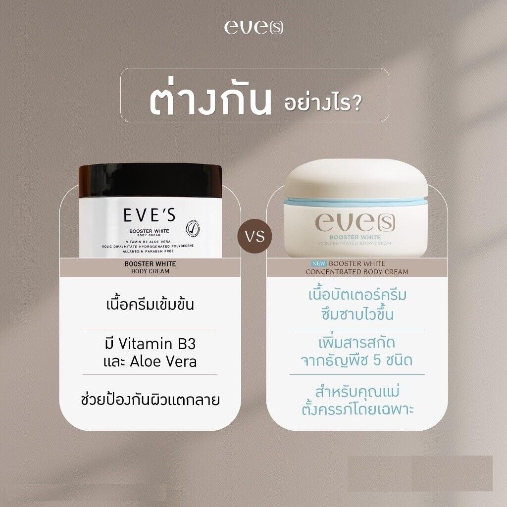 NEW EVE’S Booster White Stretch Mark Dark Spots Reduce