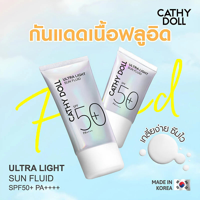 Cathy Doll Ultra Light Sun Fluid SPF50+ PA++++