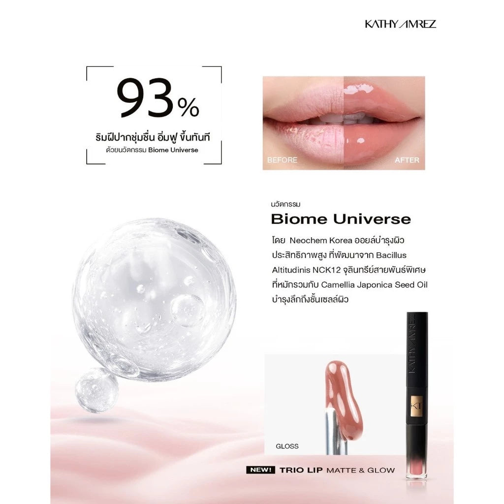 KATHY AMREZ TRIO LIP MATTE & GLOW