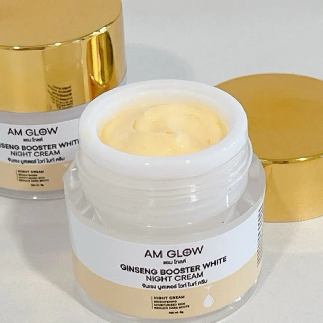 AM GLOW GINSENG BOOSTER WHITE NIGHT CREAM