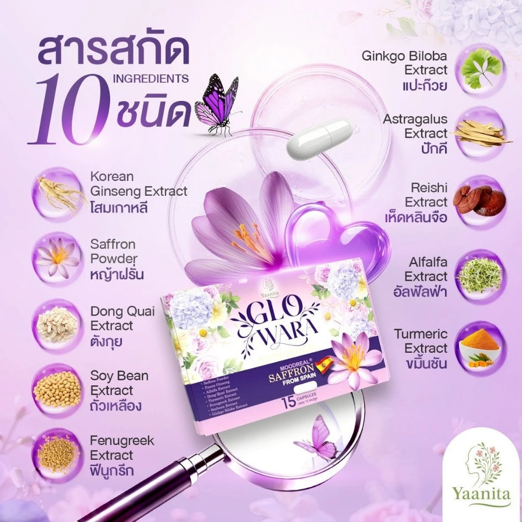 Yaanita Glowara วิตามินผู้หญิง วิตามินธัญญ่า