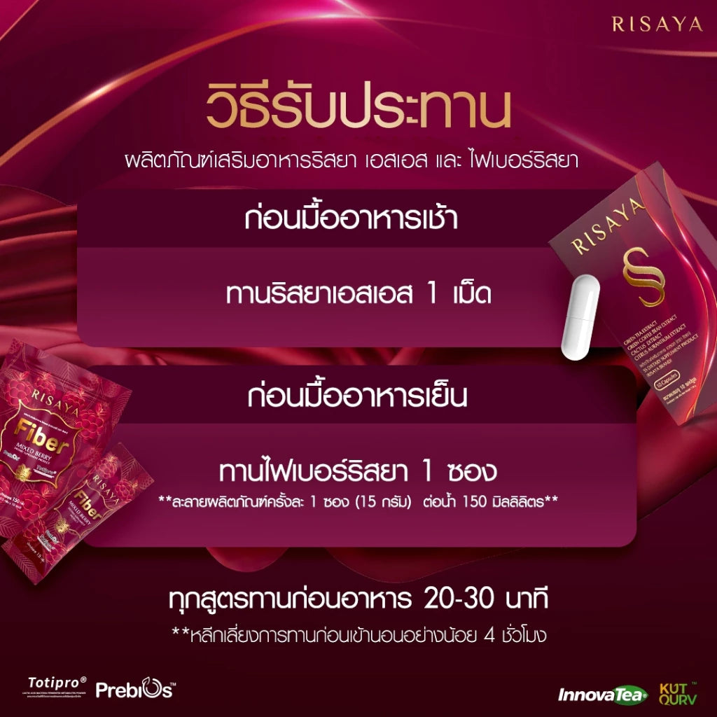 RISAYA SS & RISAYA Fiber Mixed Berry