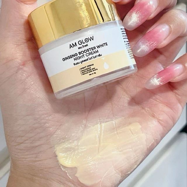 AM GLOW GINSENG BOOSTER WHITE NIGHT CREAM
