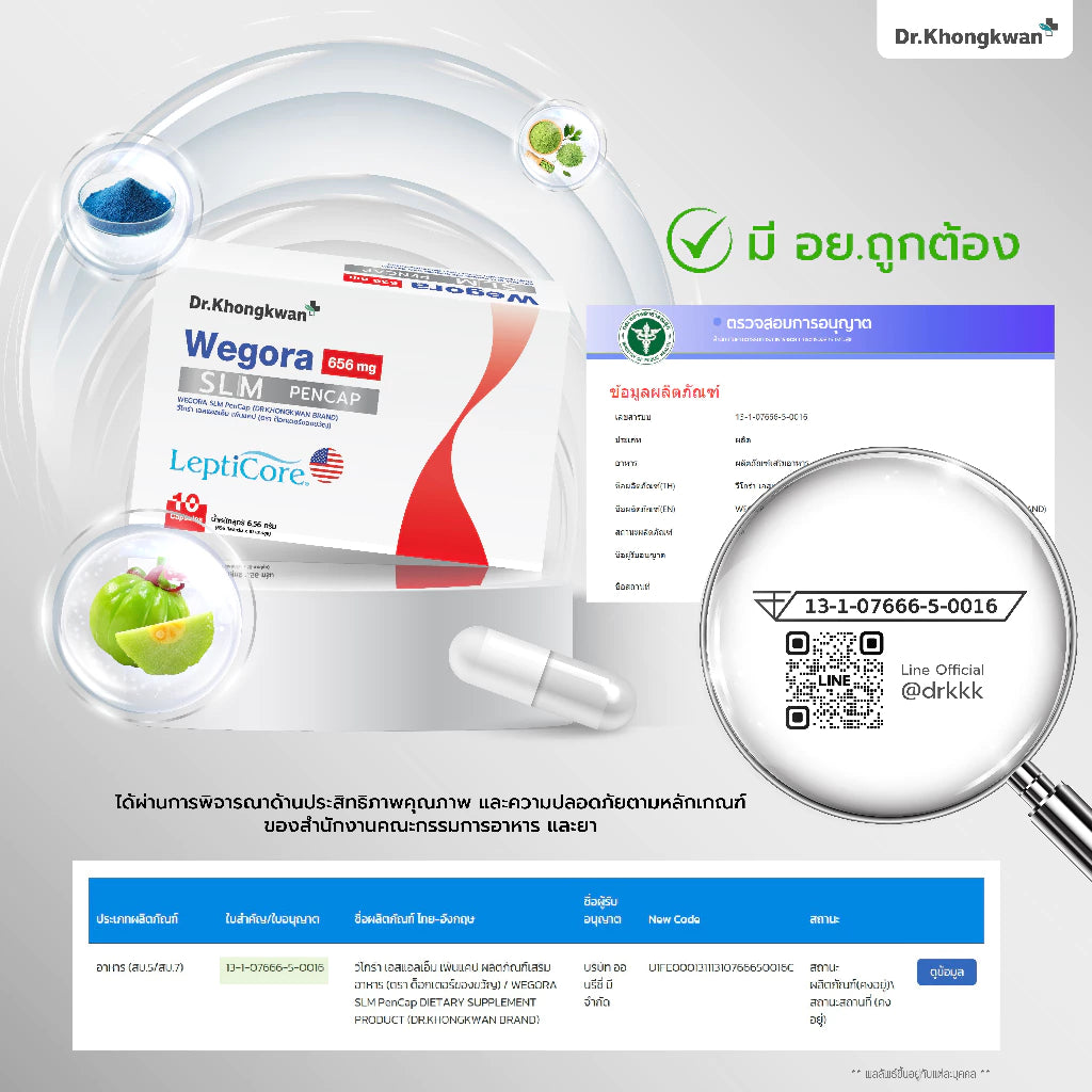 WEGORA Dr. Khongkwan วีโกร่า ดร.ของขวัญ