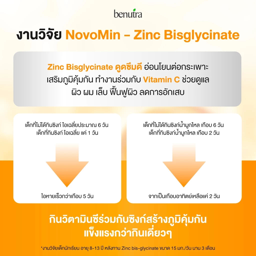 Benutra Vitamin C + Zinc + Bioflavonoids + Rosehip