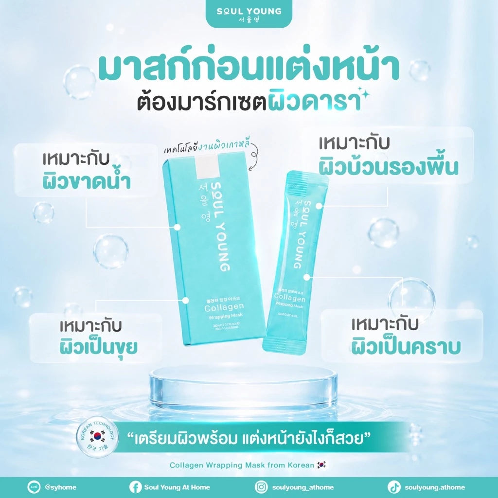 THE SKIN101 Collagen Wrapping Mask Dr.Khongkwan